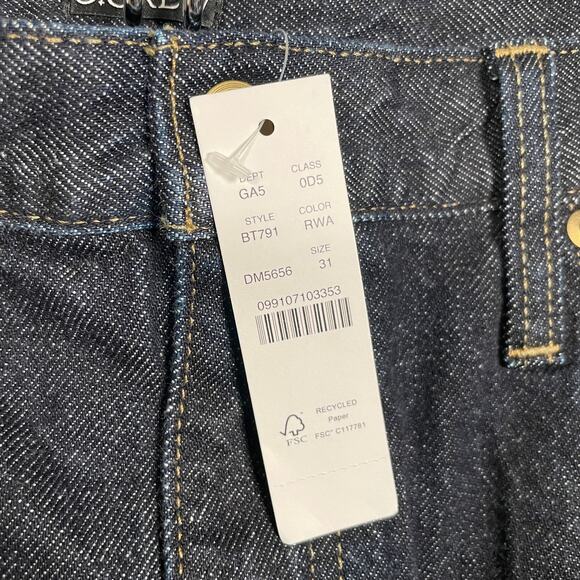 New J.Crew Womens Size 31 Mini Denim Skirt Black Cotton Pockets STYLE BT791 - Picture 7 of 10